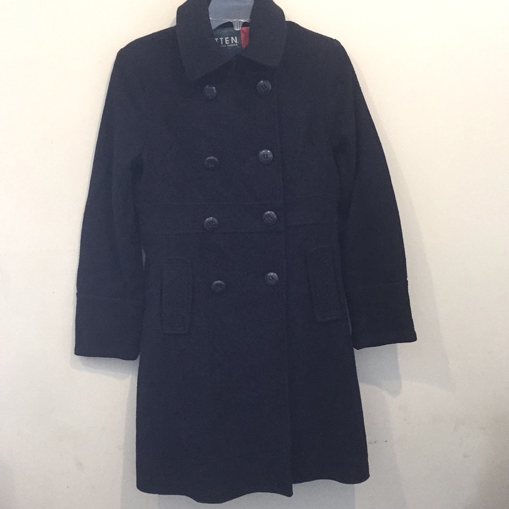 Bitten Sarah Jessica Parker Blue Wool-Blend Coat